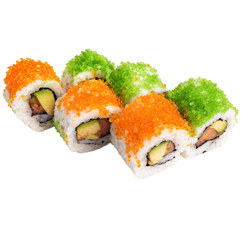 Uramaki Kaviar Garnelen